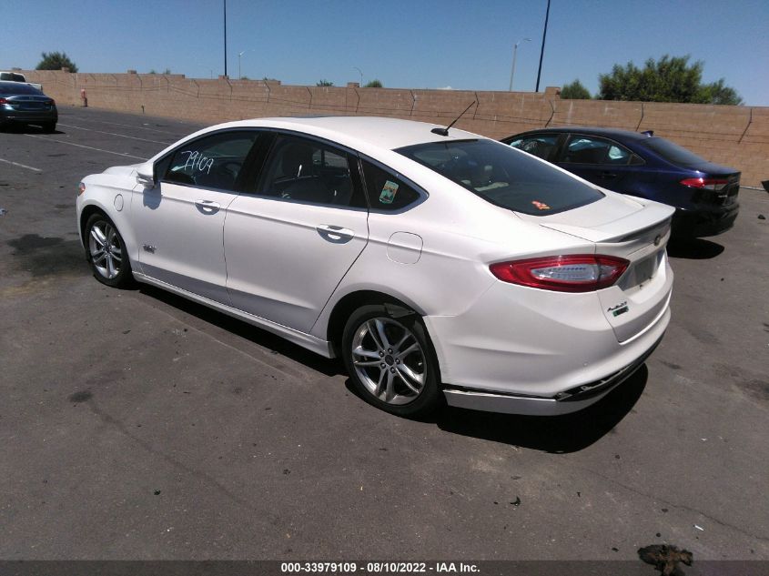 2015 FORD FUSION ENERGI TITANIUM 3FA6P0SU1FR137145