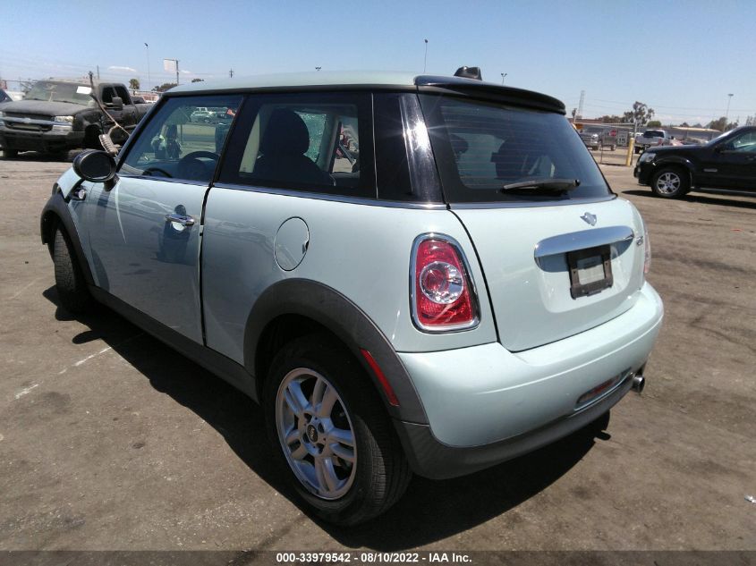2013 MINI COOPER HARDTOP WMWSU3C52DT681690