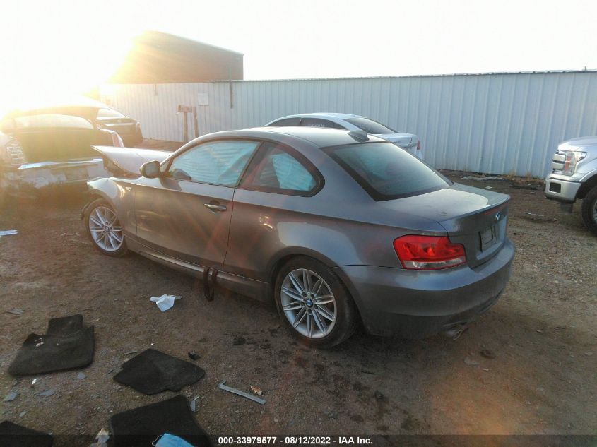 2013 BMW 1 SERIES 128I WBAUP7C5XDVP24894
