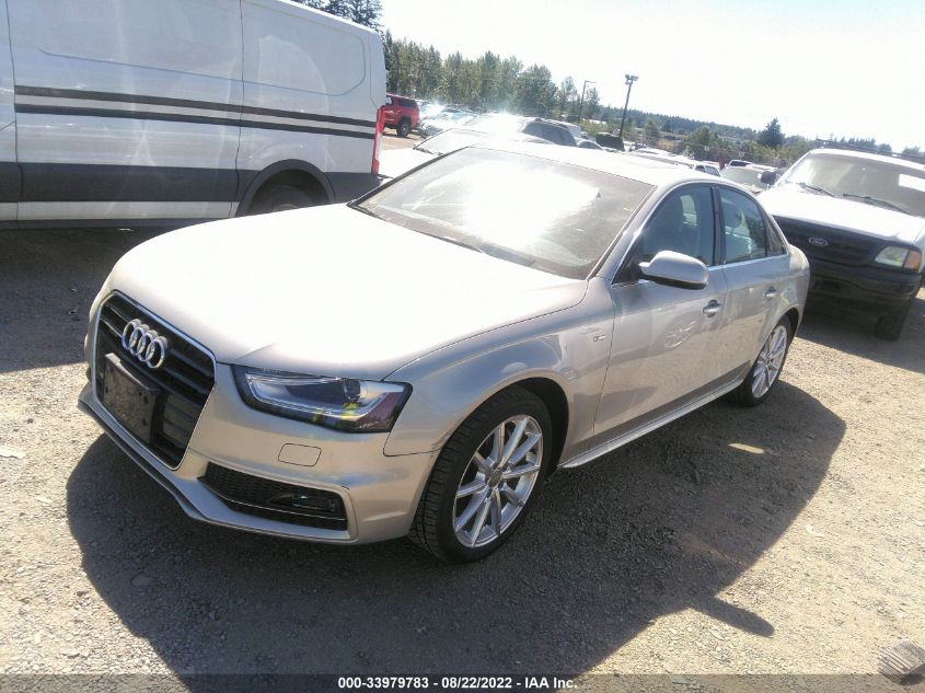 2014 AUDI A4 PREMIUM PLUS WAUFFAFLXEN007223
