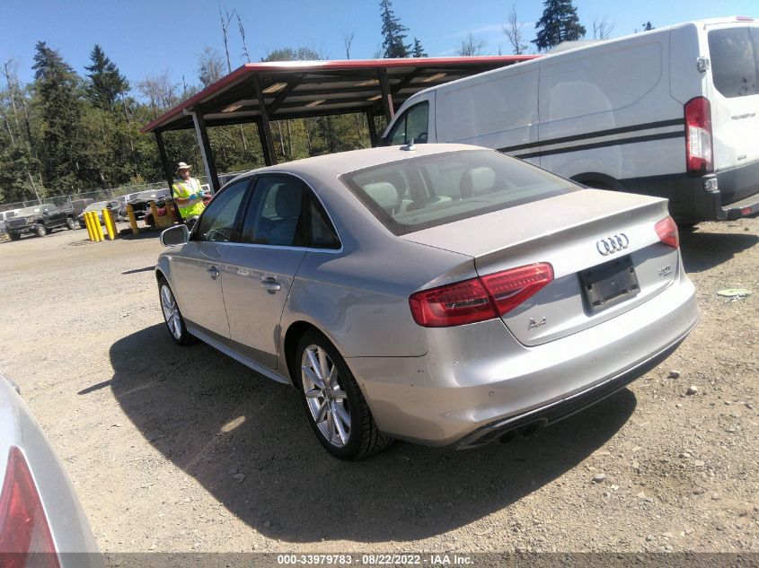 2014 AUDI A4 PREMIUM PLUS WAUFFAFLXEN007223