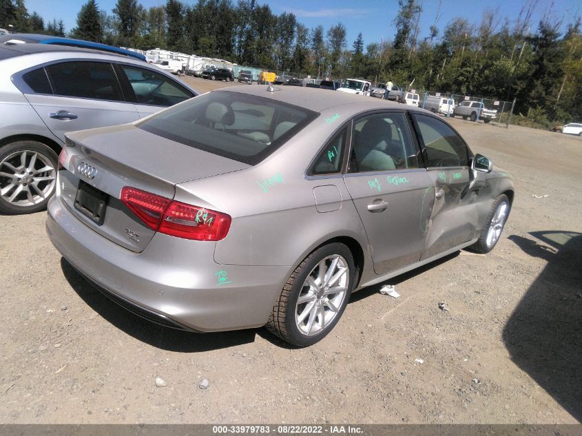 2014 AUDI A4 PREMIUM PLUS WAUFFAFLXEN007223