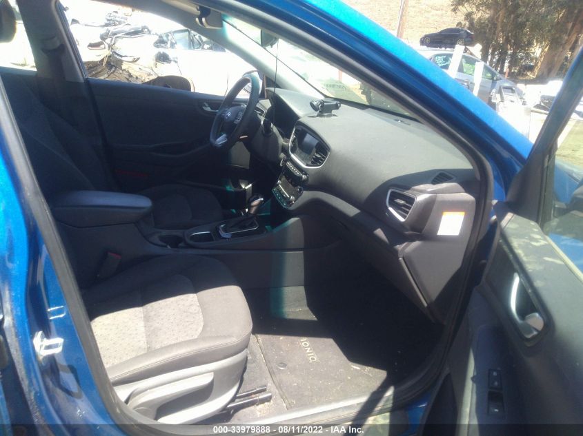 2018 HYUNDAI IONIQ HYBRID BLUE KMHC65LC7JU066484