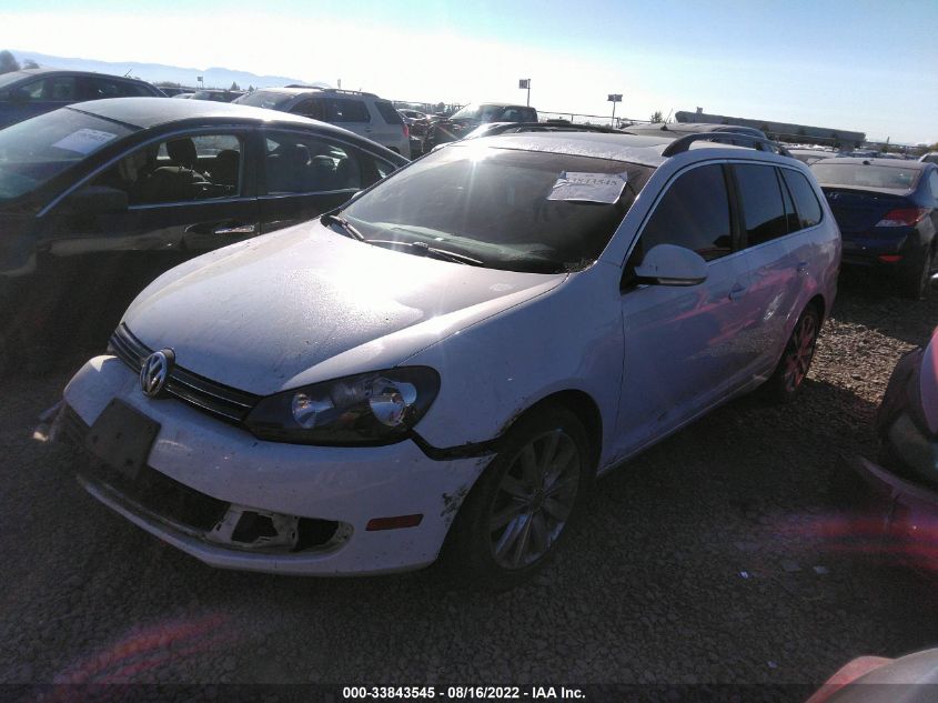 2014 VOLKSWAGEN JETTA SPORTWAGEN TDI W/SUNROOF & NAV 3VWML7AJ2EM626594