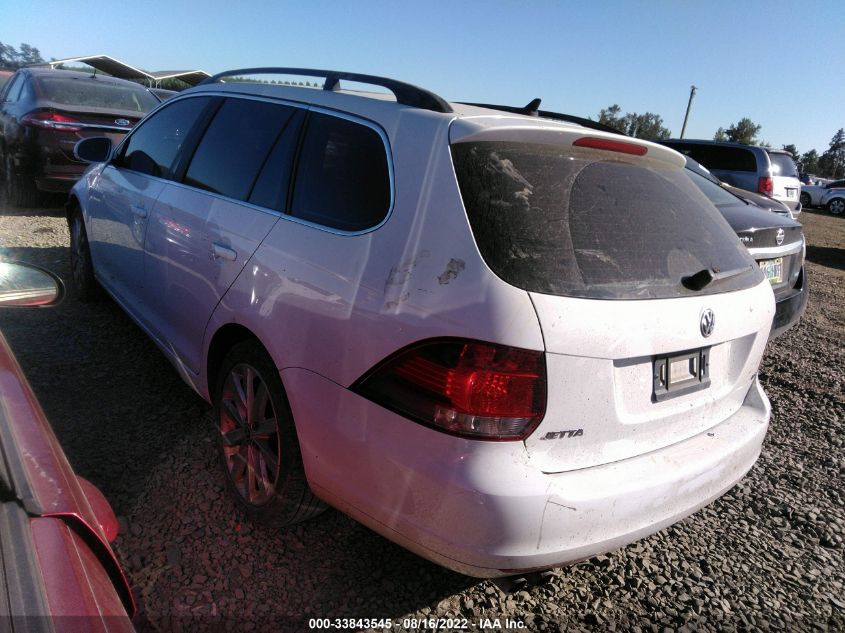 2014 VOLKSWAGEN JETTA SPORTWAGEN TDI W/SUNROOF & NAV 3VWML7AJ2EM626594