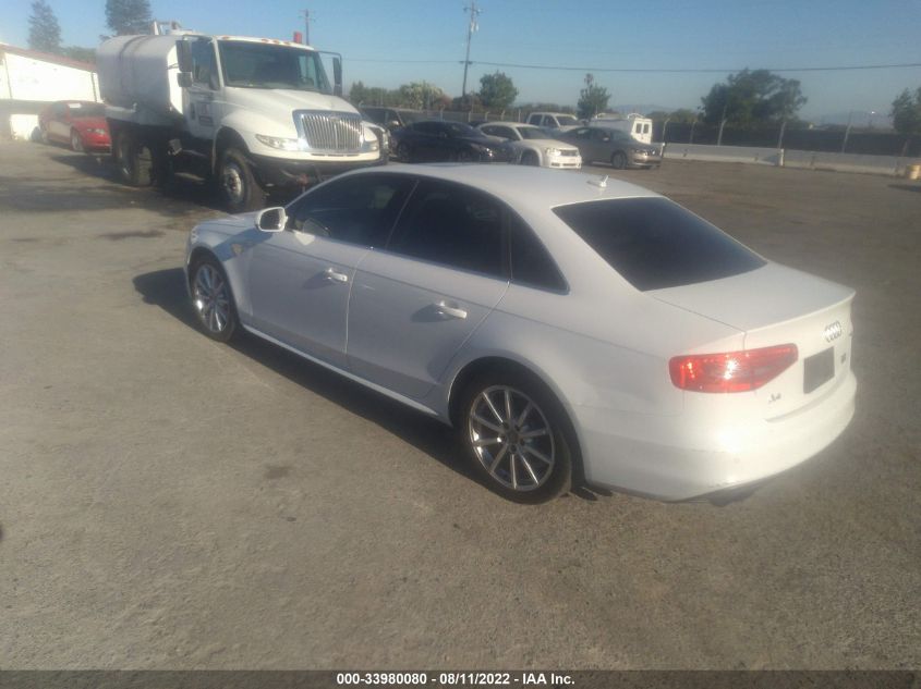 2015 AUDI A4 PREMIUM PLUS WAUFFAFL3FN044597