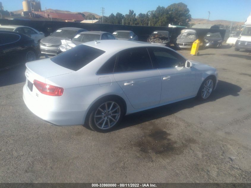 2015 AUDI A4 PREMIUM PLUS WAUFFAFL3FN044597