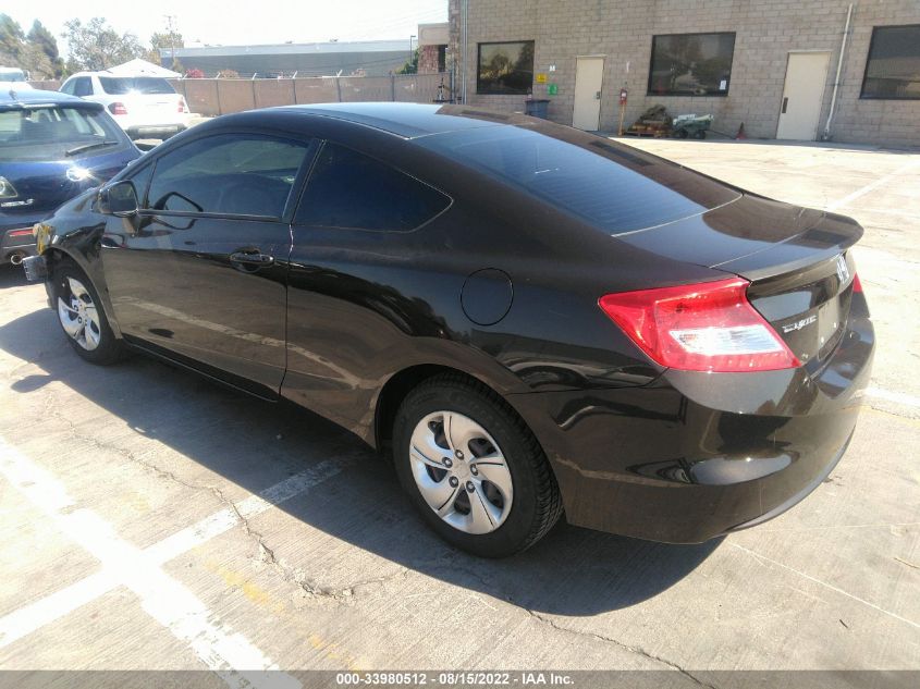 2013 HONDA CIVIC CPE LX 2HGFG3B50DH529516