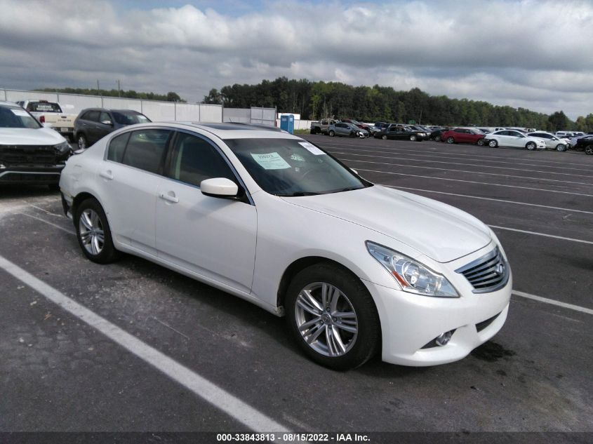 2013 INFINITI G37X - JN1CV6AR8DM763724