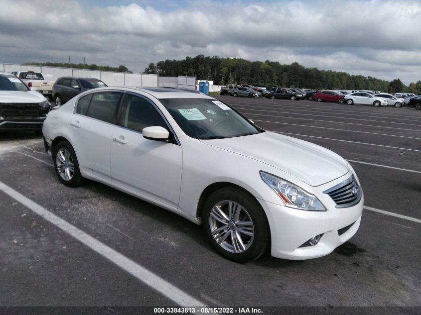 2013 INFINITI G37X JN1CV6AR8DM763724