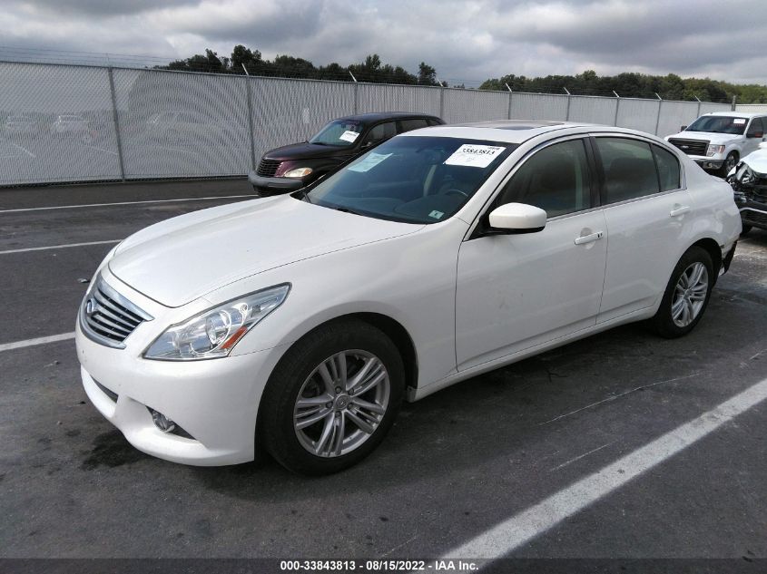 2013 INFINITI G37X - JN1CV6AR8DM763724