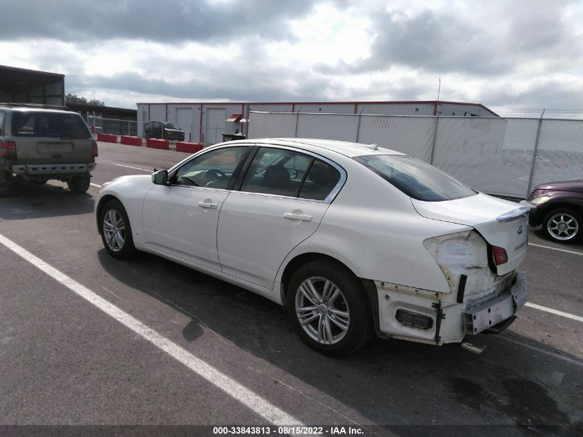 2013 INFINITI G37X - JN1CV6AR8DM763724