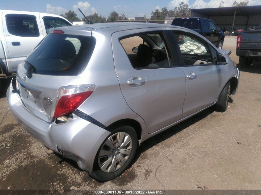 2014 TOYOTA YARIS LE JTDKTUD32ED580119