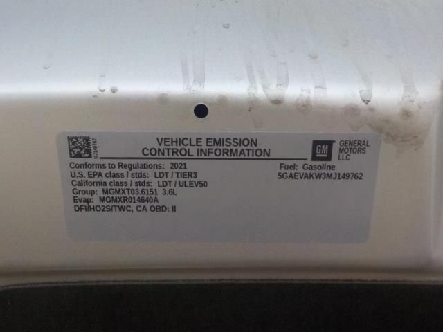 2021 BUICK ENCLAVE ESSENCE 5GAEVAKW3MJ149762