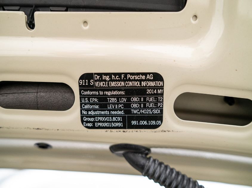 2014 PORSCHE 911 CARRERA S WP0AB2A9XES122853