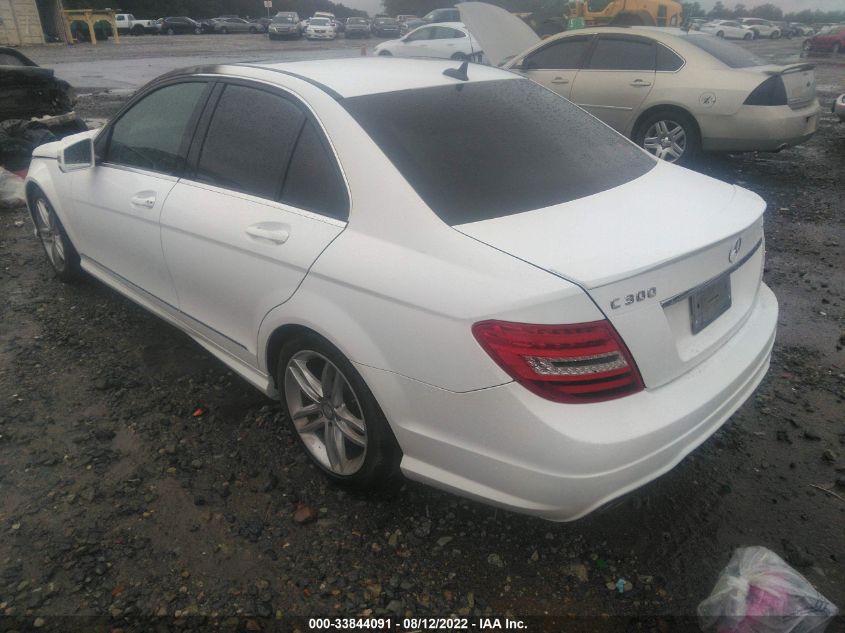 2013 MERCEDES-BENZ C 300 4MATIC WDDGF8AB5DG130936