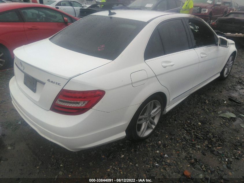 2013 MERCEDES-BENZ C 300 4MATIC WDDGF8AB5DG130936