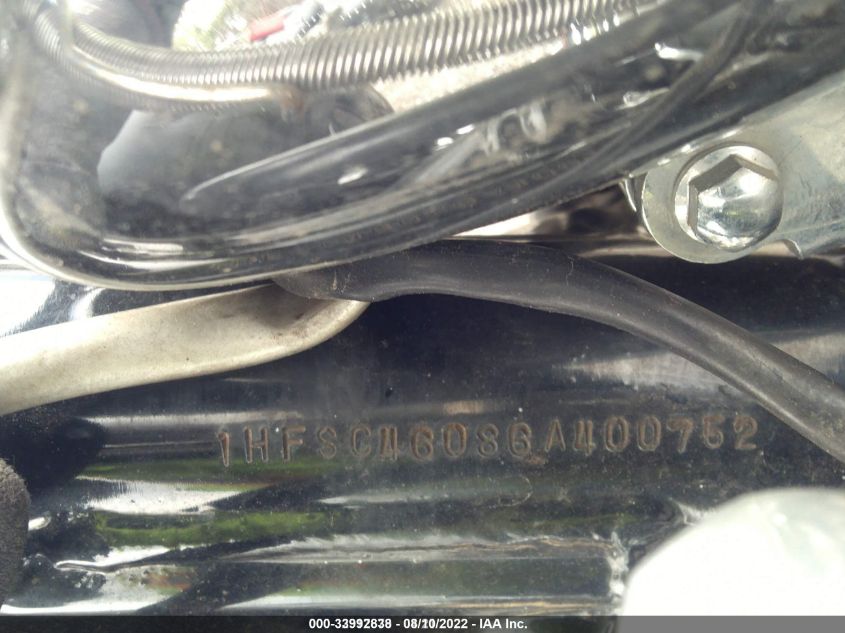 2006 HONDA VTX1800 C 1HFSC46086A400752