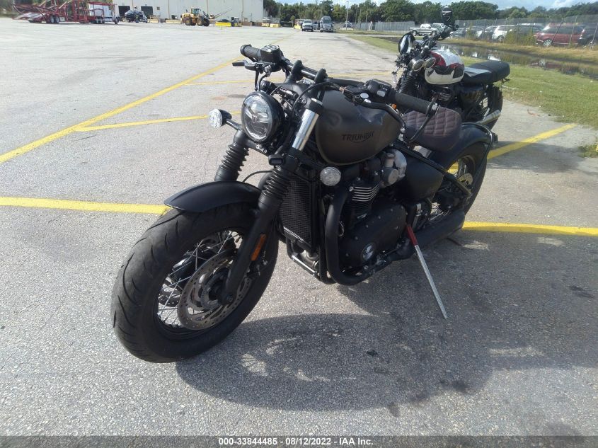 2020 TRIUMPH MOTORCYCLE BONNEVILLE BOBBER BLACK SMTD53HL4LT991257