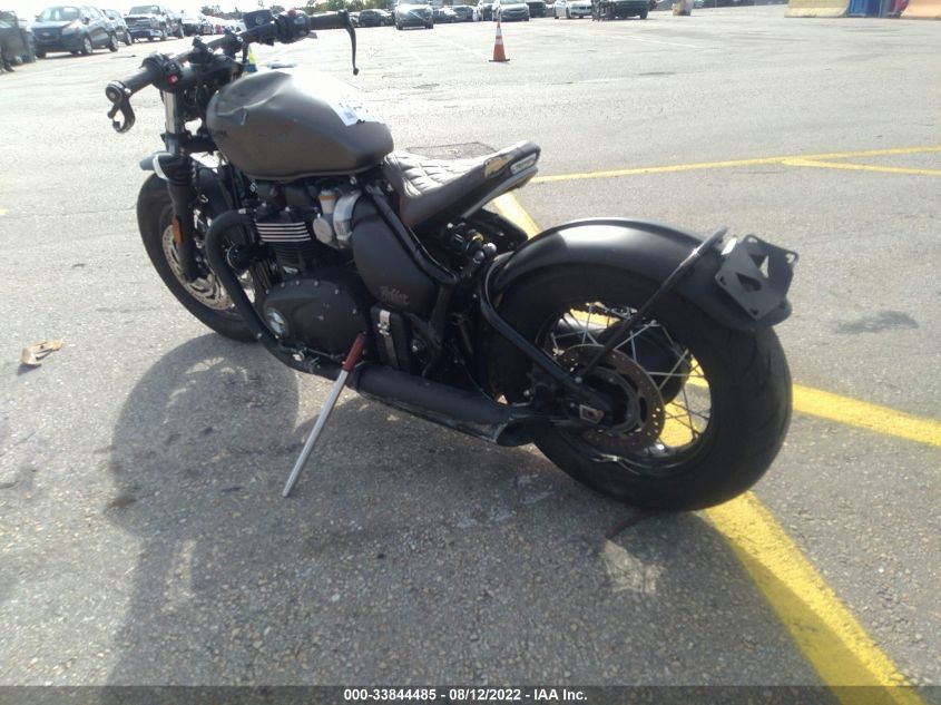 2020 TRIUMPH MOTORCYCLE BONNEVILLE BOBBER BLACK SMTD53HL4LT991257