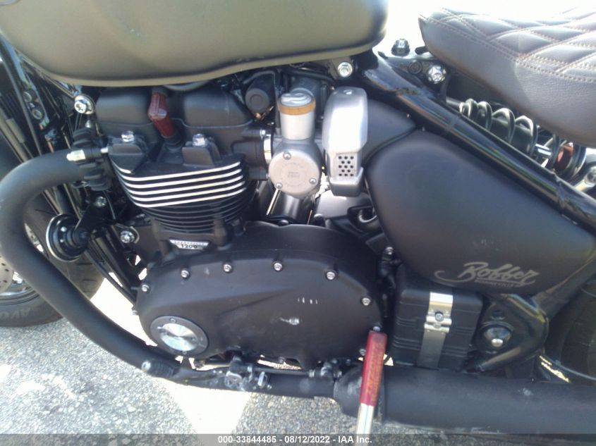 2020 TRIUMPH MOTORCYCLE BONNEVILLE BOBBER BLACK SMTD53HL4LT991257