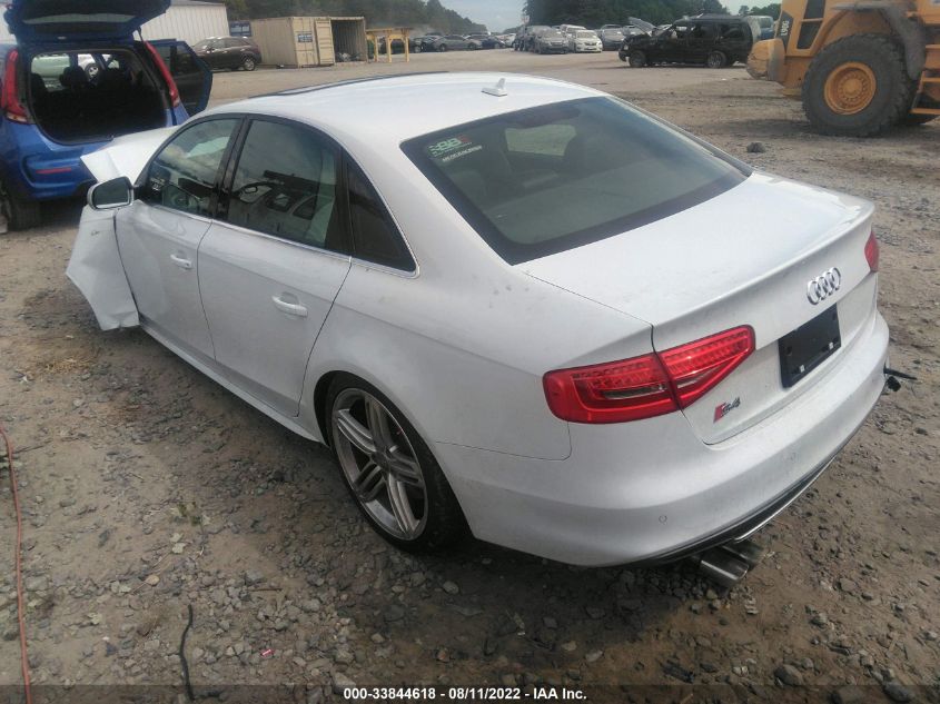 2013 AUDI S4 PRESTIGE WAUKGAFL4DA088060