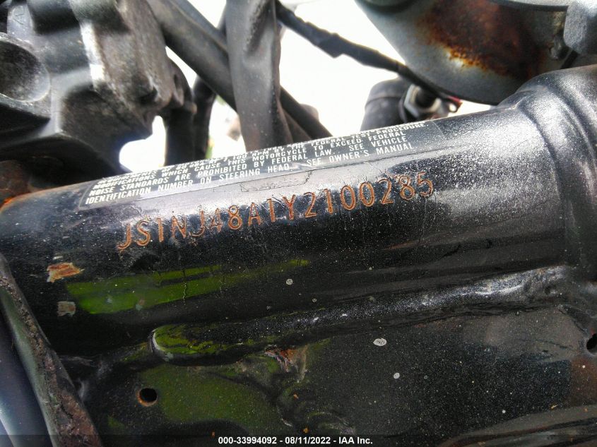 2000 SUZUKI GZ250 JS1NJ48A1Y2100285