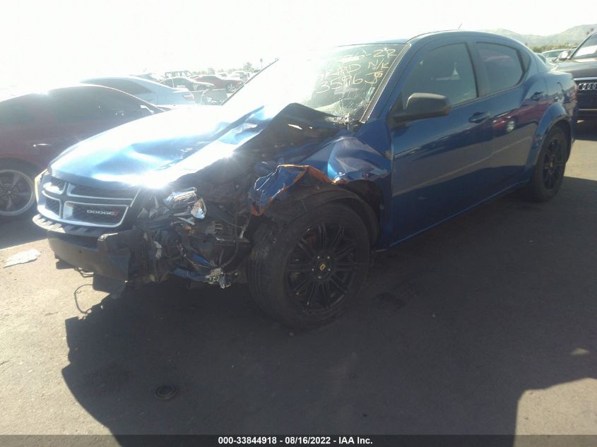 2013 DODGE AVENGER SE 1C3CDZAB6DN613596