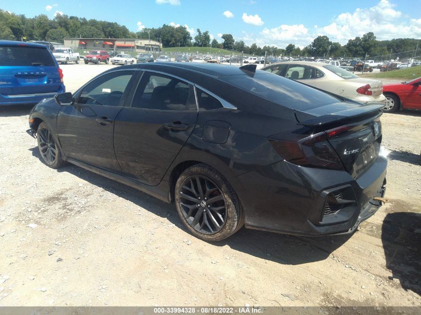 2020 HONDA CIVIC SI SEDAN 2HGFC1E57LH705634
