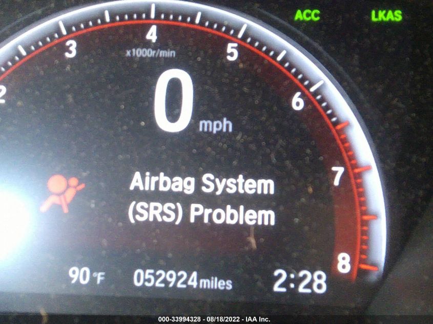 2020 HONDA CIVIC SI SEDAN 2HGFC1E57LH705634
