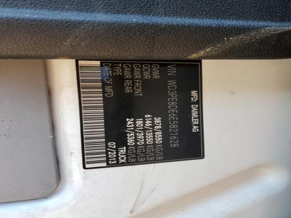 2014 MERCEDES-BENZ SPRINTER CARGO VANS WD3PE8DE6E5821628