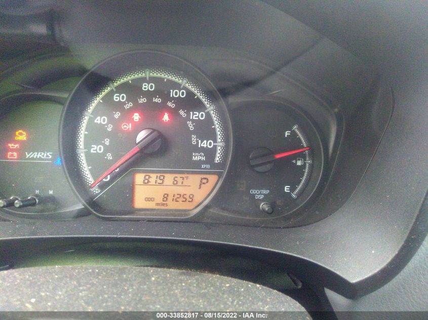 2015 TOYOTA YARIS L/LE VNKJTUD31FA017889