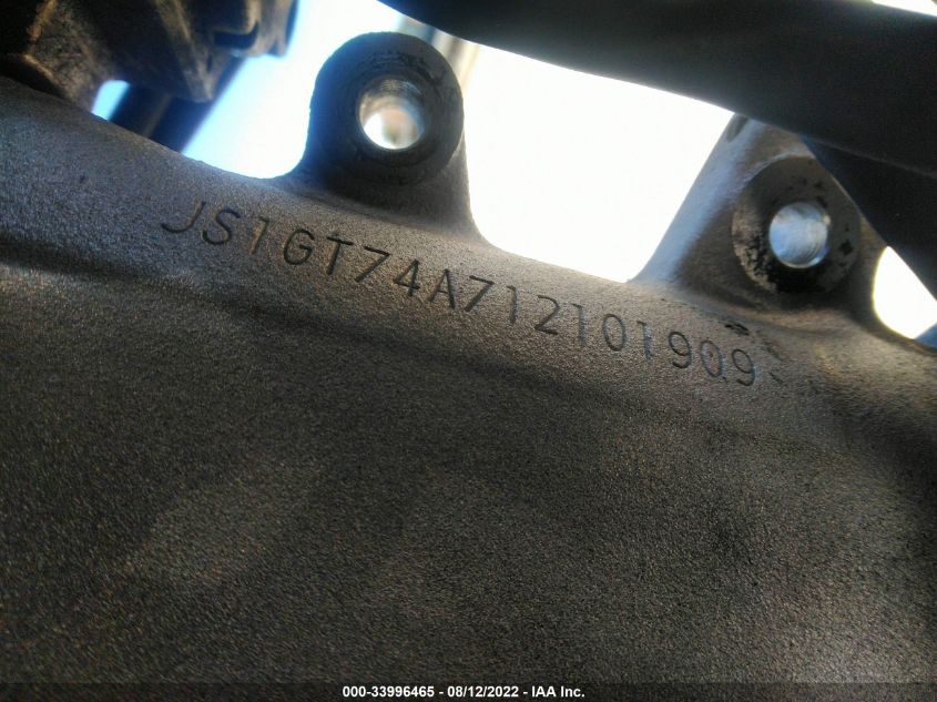 2001 SUZUKI GSX-R1000 JS1GT74A712101909