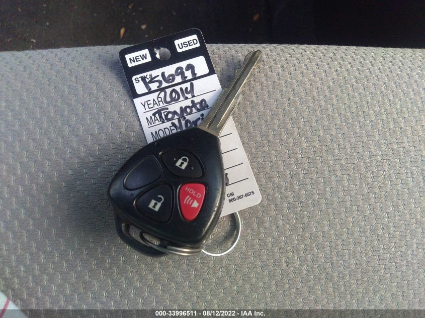 2014 TOYOTA YARIS L/SE/LE JTDKTUD39ED577685