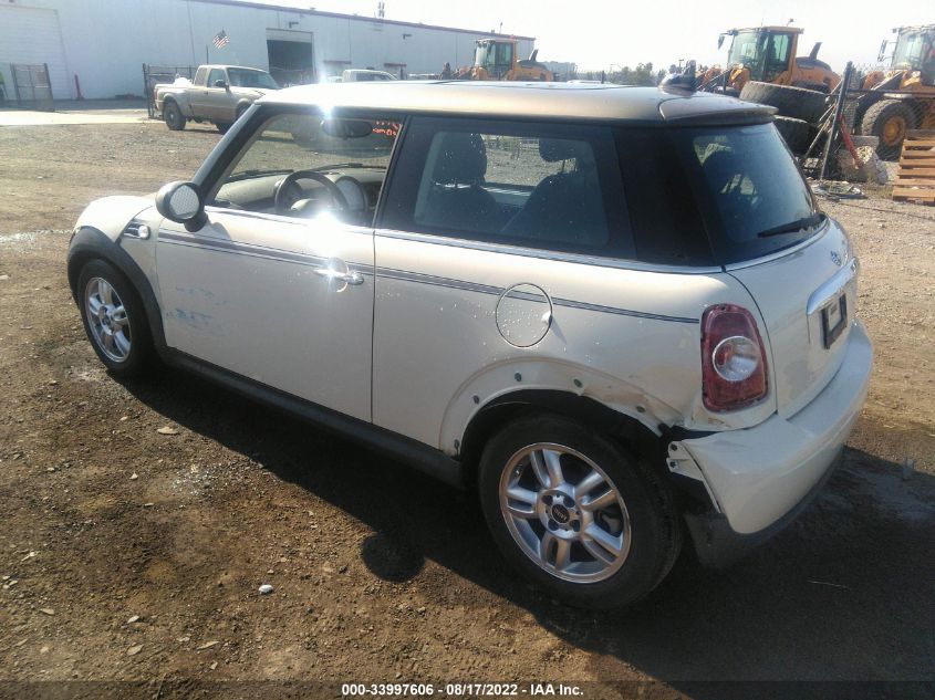 2013 MINI COOPER HARDTOP WMWSU3C52DT684539