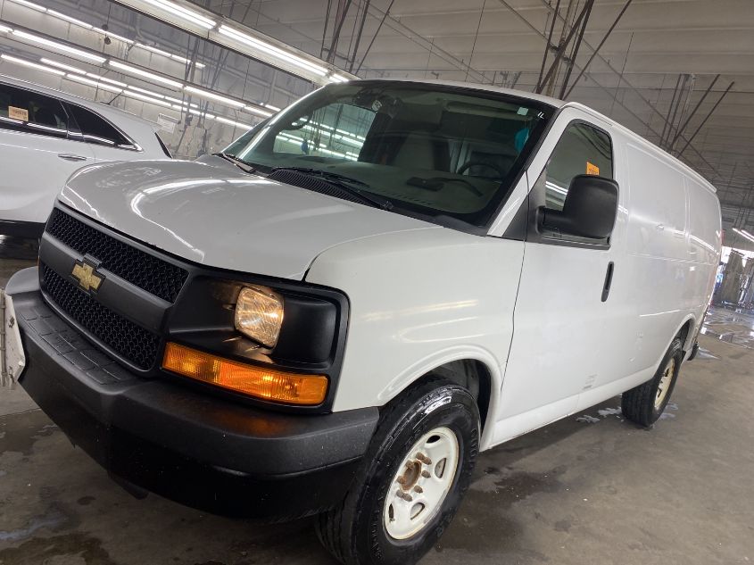 2014 CHEVROLET EXPRESS CARGO VAN 1GCWGFCA8E1205936