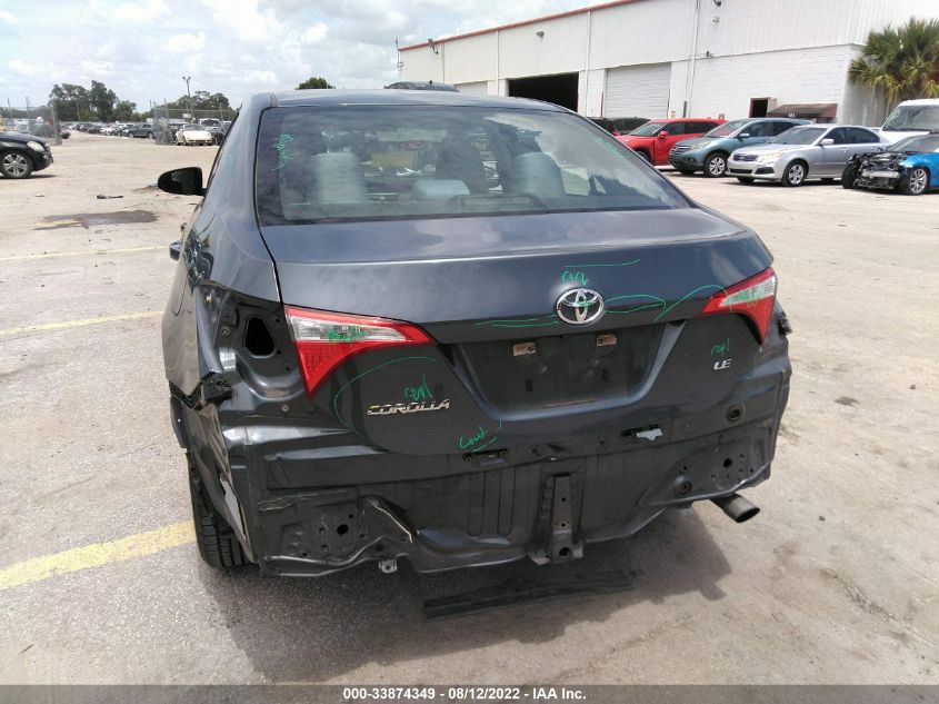 2015 TOYOTA COROLLA LE 5YFBURHE9FP284454