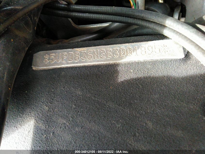2011 VICTORY MOTORCYCLES CROSS COUNTRY STANDARD 5VPDB36N2B3001895