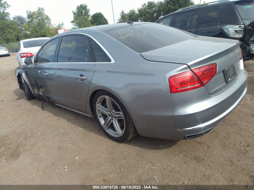 2013 AUDI A8 L 4.0L WAUR2AFD0DN008610
