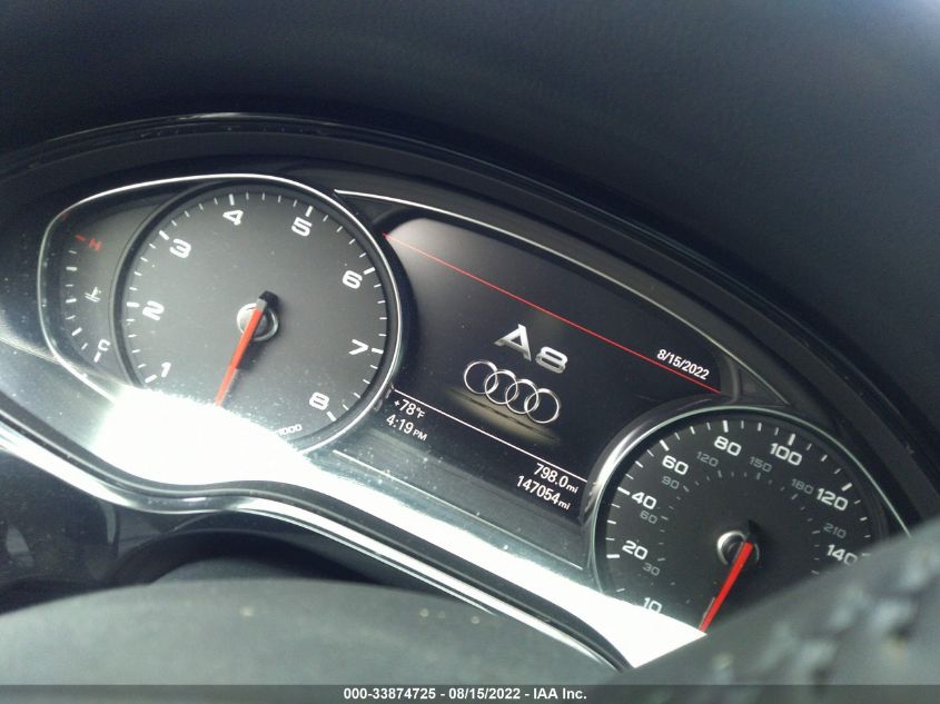 2013 AUDI A8 L 4.0L WAUR2AFD0DN008610