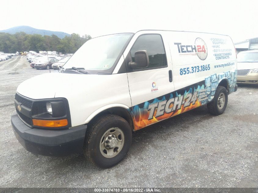 2015 CHEVROLET EXPRESS CARGO VAN 1GCWGFCF1F1144765