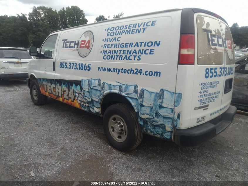 2015 CHEVROLET EXPRESS CARGO VAN 1GCWGFCF1F1144765