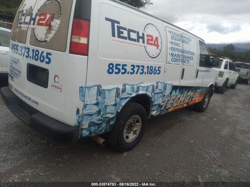 2015 CHEVROLET EXPRESS CARGO VAN 1GCWGFCF1F1144765