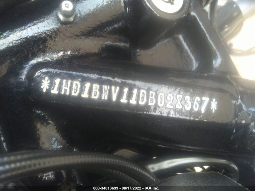 2013 HARLEY-DAVIDSON FLSTC HERITAGE SOFTAIL CLASSIC 1HD1BWV11DB028367