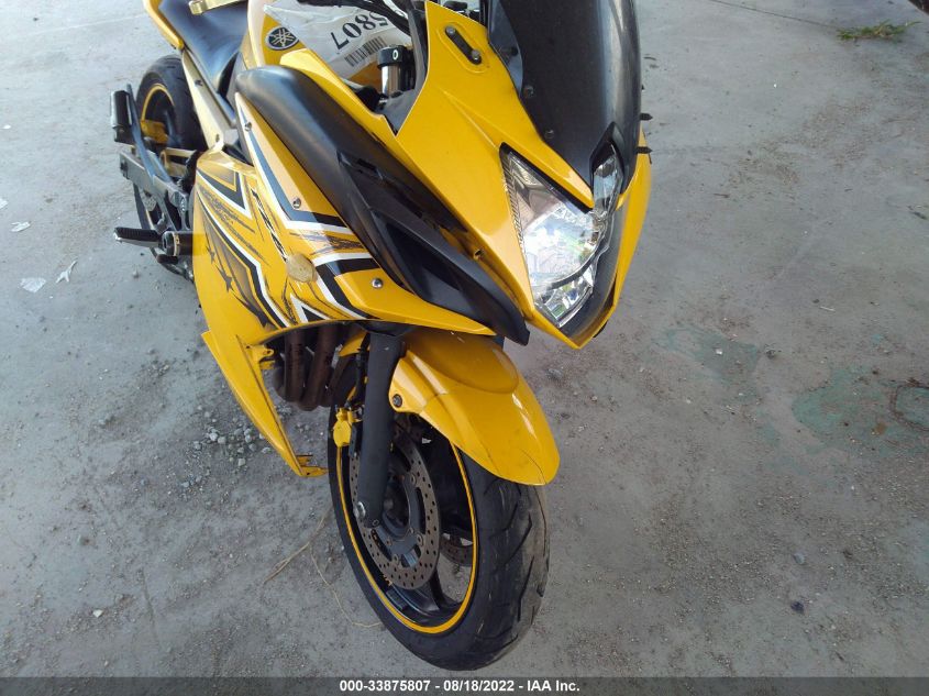 2009 YAMAHA FZ6 R JYARJ18E29A004547