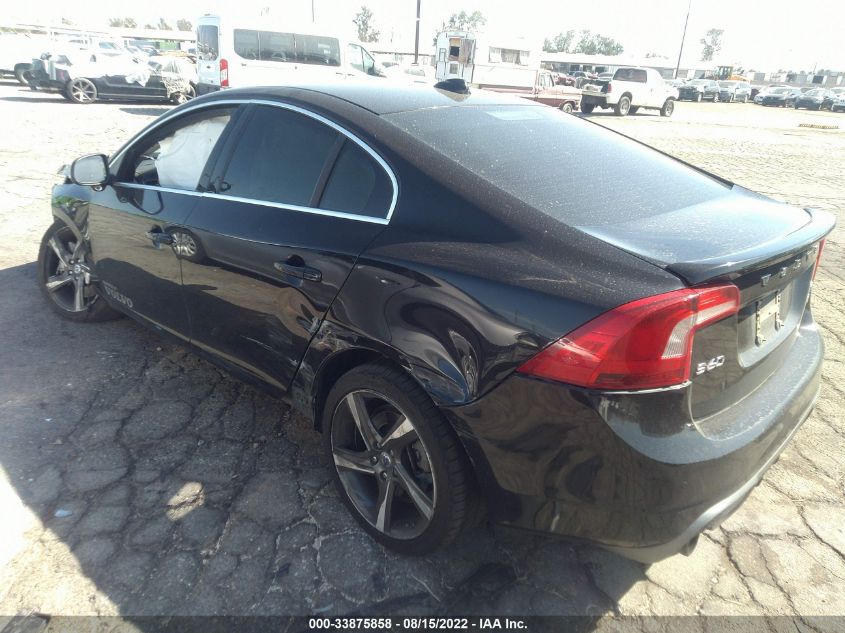 2013 VOLVO S60 T6 YV1902FH9D2186495
