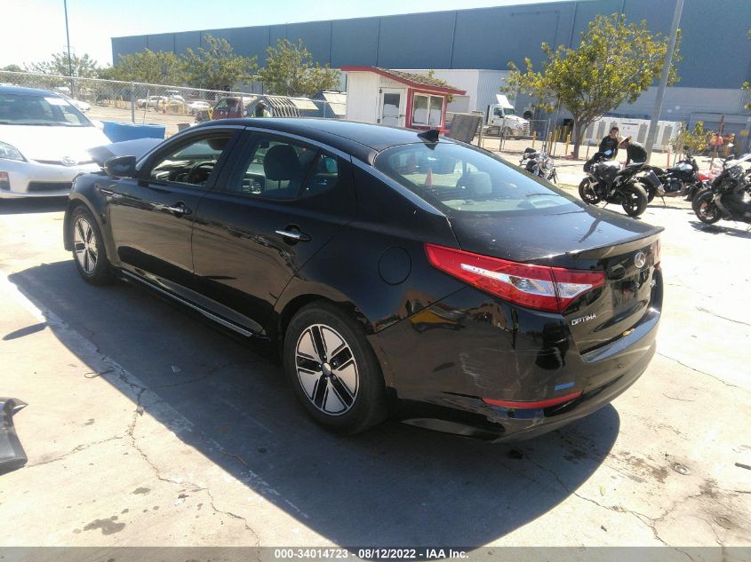 2013 KIA OPTIMA HYBRID LX KNAGM4AD7D5061279