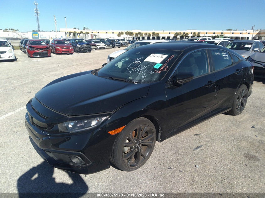 VIN 19XFC2F88LE009759 2020 HONDA CIVIC SEDAN SPORT