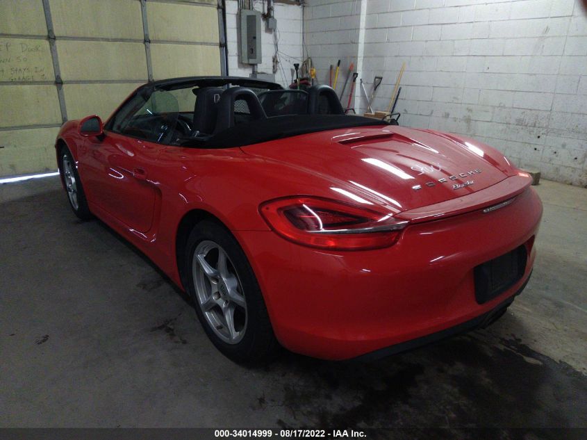 2013 PORSCHE BOXSTER WP0CA2A88DS110203