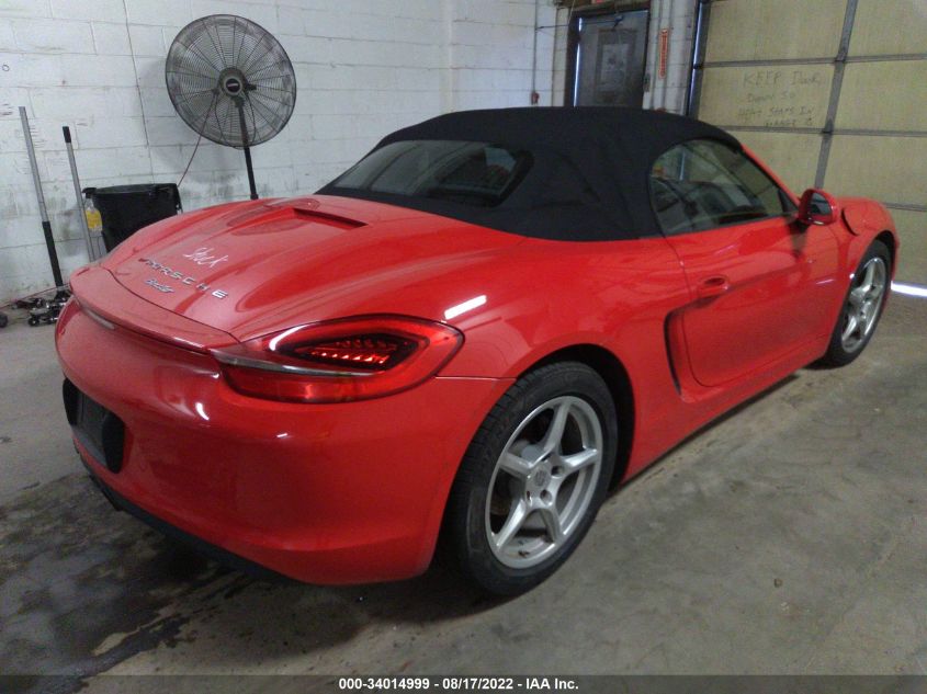 2013 PORSCHE BOXSTER WP0CA2A88DS110203
